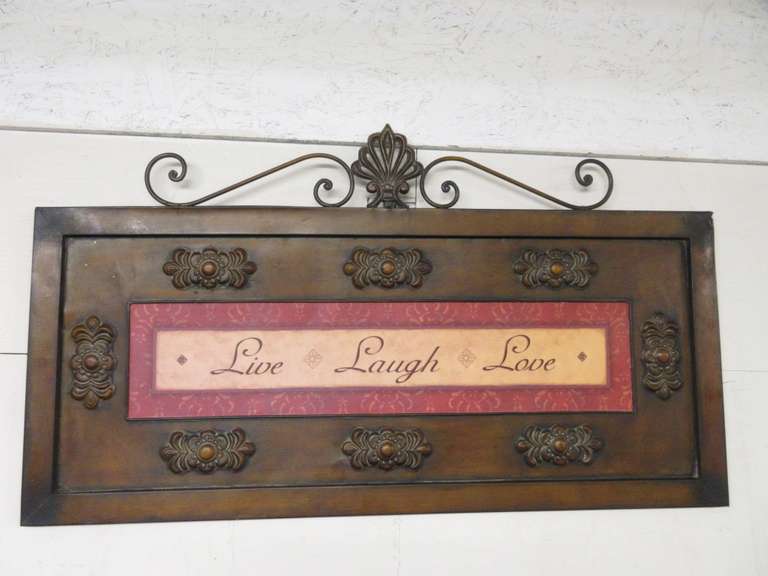 Live-Laugh-Love Wall Decor Sign