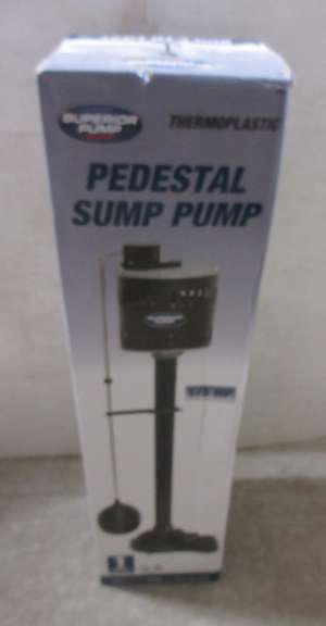 Sump Pump Pedestal from Superior Pump, 1/3 HP, 3000 Gallons per Hour