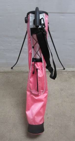 Youth Golf Bag, Pink in Color