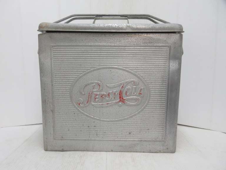 Aluminum Pepsi-Cola Cooler