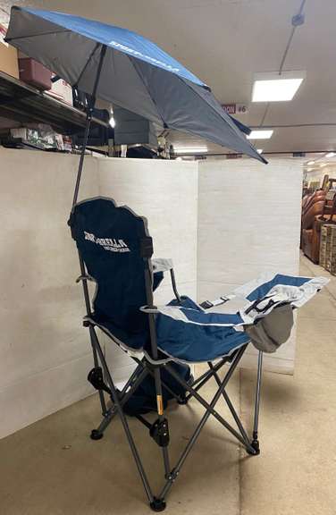 Sport Brella Recliner Chair with Full Coverage Umbrella