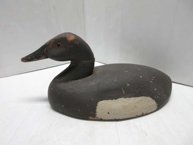 Wood Duck Decoy with Glass Eyes