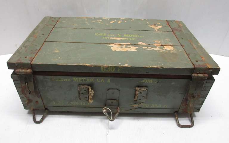 Older Russian 7.62x39 Wood Ammo Box/Crate