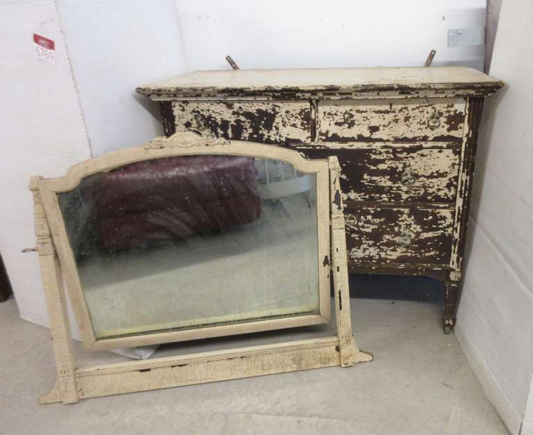 Old Dresser with Mirror