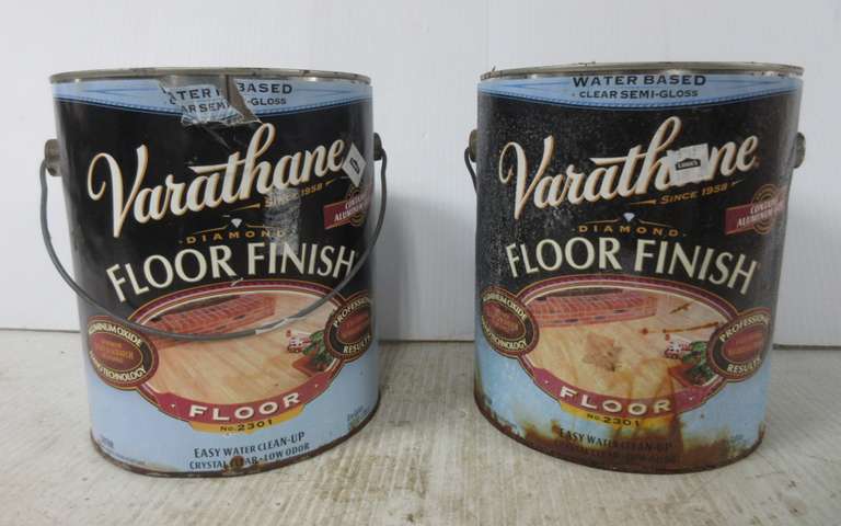 Two-Gallons of Varathane Floor Finish