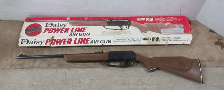 Model 880 Daisy BB Pellet Air Gun In Box, Multi-Pump Pneumatic