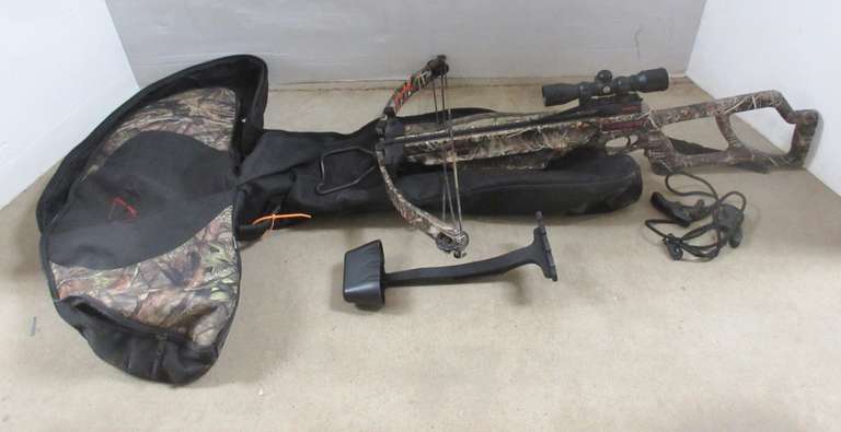 Parker Enforcer Crossbow with Pull Back Rope and Case