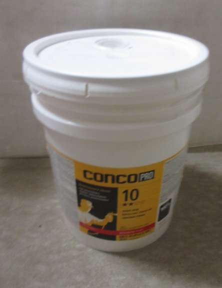 Five-Gallons of Con Co Pro 10 Interior White Paint