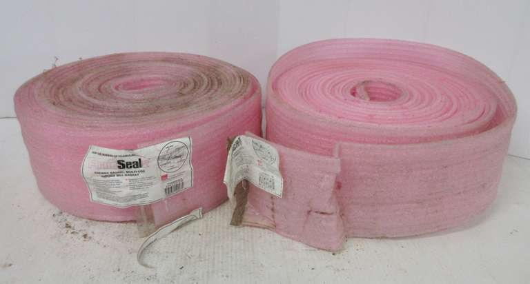 (2) Rolls of Foam Seal, Pink