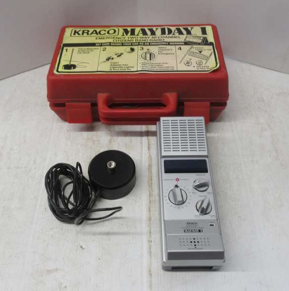 Kraco Mayday Emergency Two-Way 40-Channel Citizens Band Radio