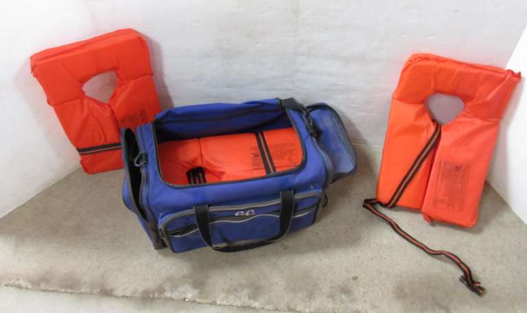 (4) Near-Shore Buoyant Vests, Type II PFD, Adult Size