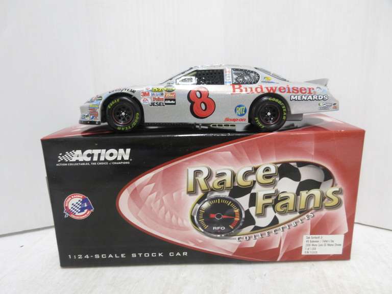 Dale Earnhardt Jr. 1/24 Scale No. 8 Budweiser/Father's Day 2006 Monte Carlo SS Mesma Chrome Stock Car