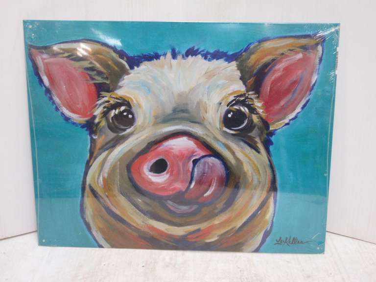 Modern Caesar The Pig, Lee Keller Art, US Made