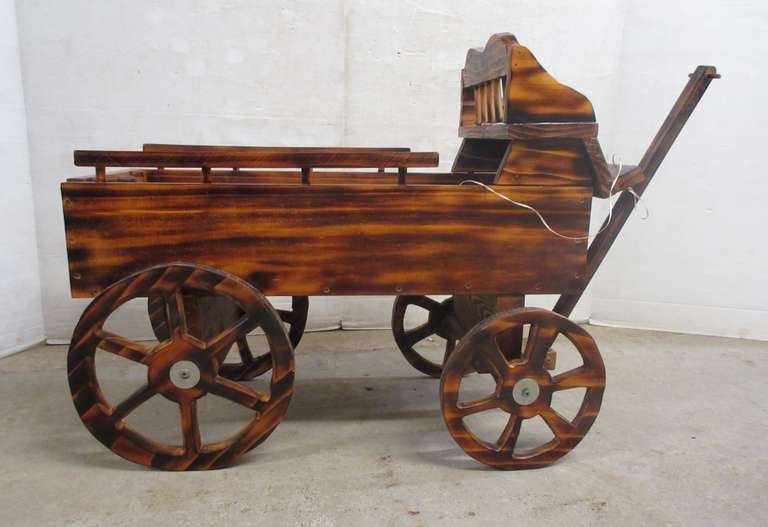 Decorative Wagon Flower Planter