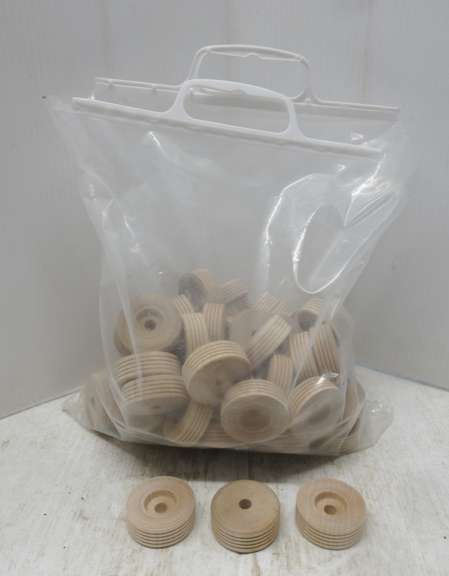 (60) Wooden Hobby Wheels