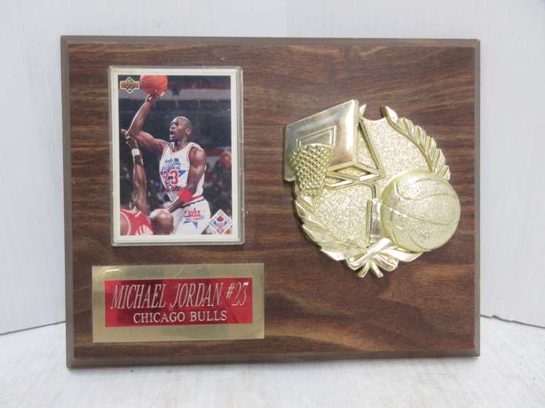 Michael Jordan No. 23 Chicago Bulls Plaque