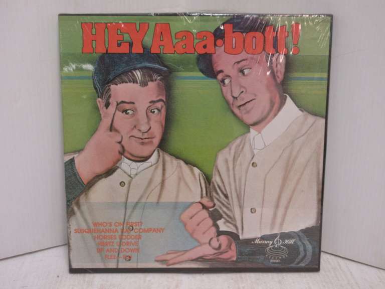 Sealed 1978 Hey Aaa-Bott Three-Album Set, Includes "Who's On First"