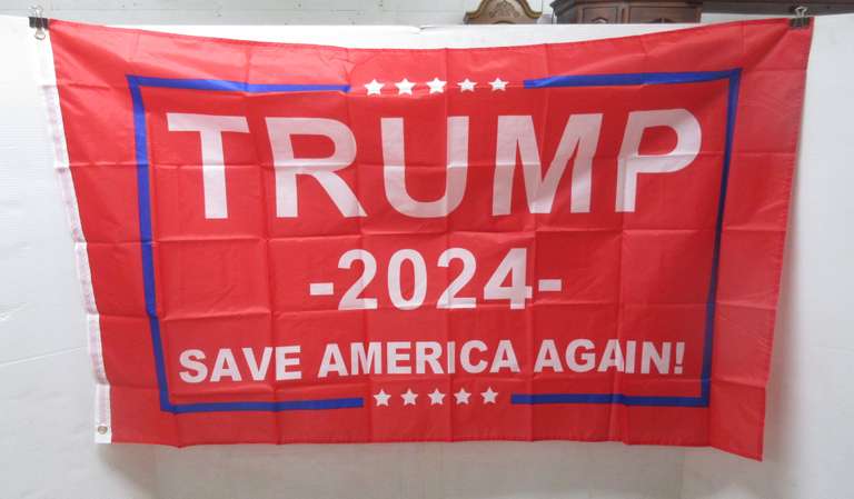 2024 Trump Flag, "Save American Again"