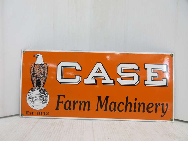 Modern Porcelain Case Farm Machinery Sign