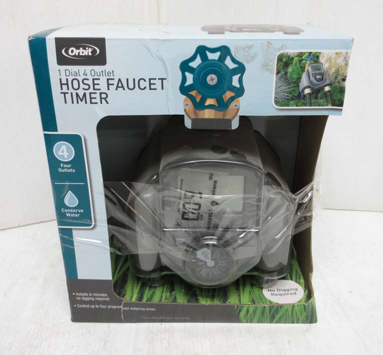 Orbit Four-Outlet Hose Faucet Timer