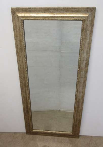 Gold Framed Beveled Mirror