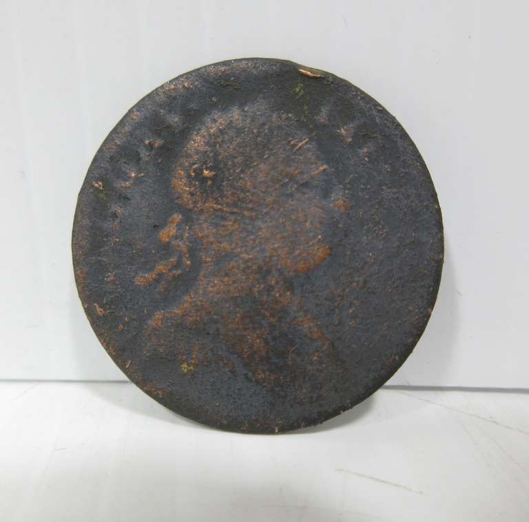 1771 American Colonial Copper Half Penny