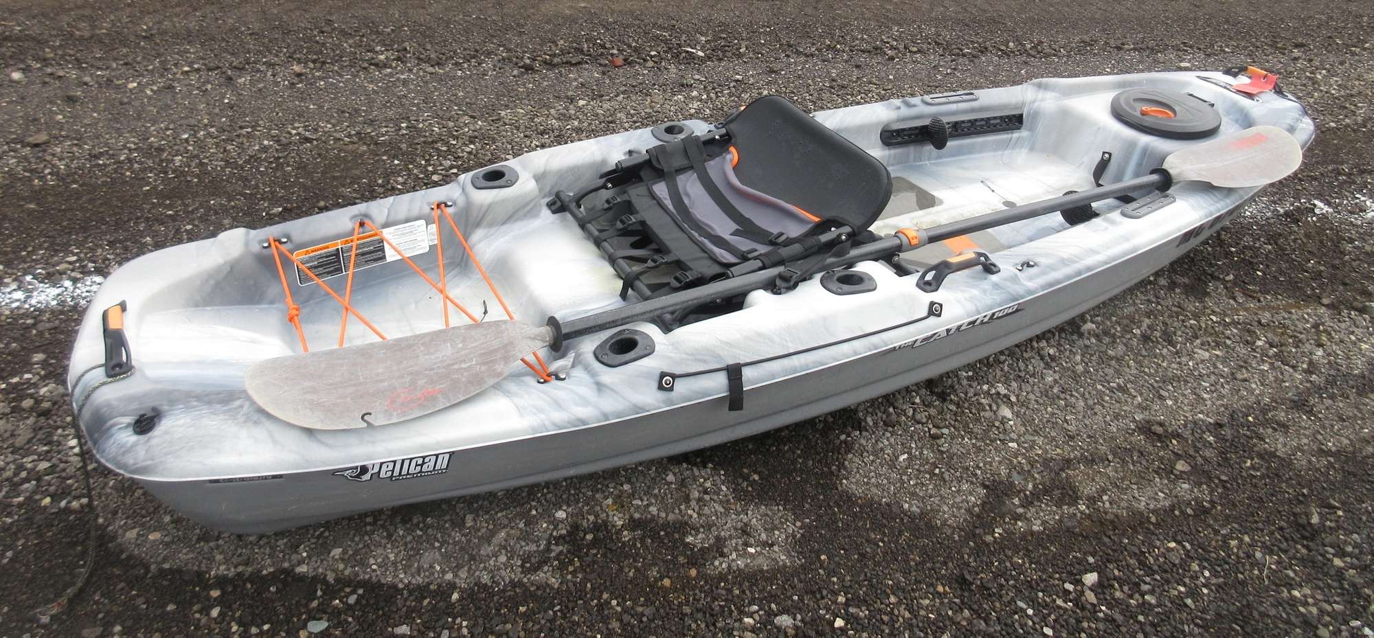 Albrecht Auctions Pelican Catch 100 Angler Kayak for One Person with