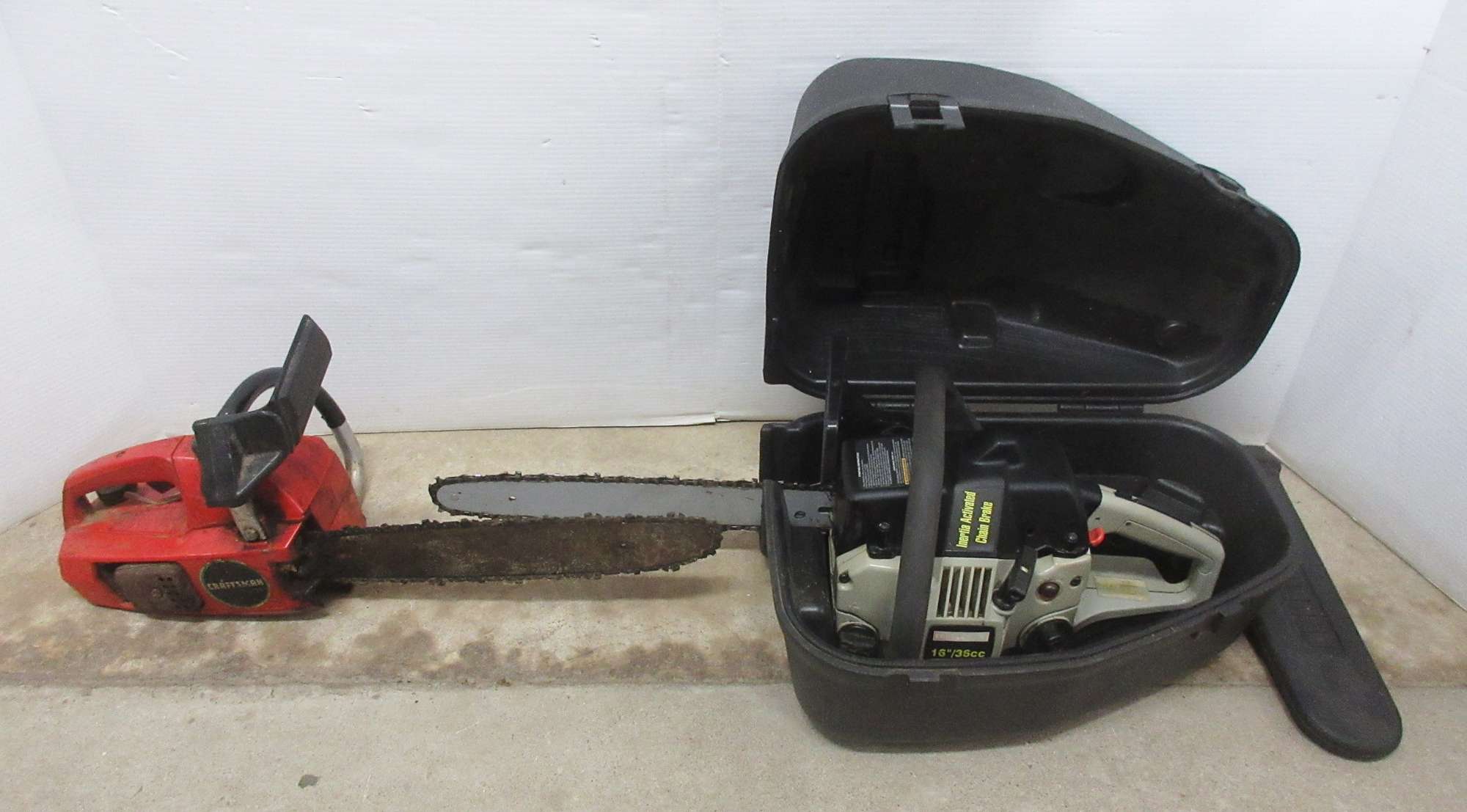 Albrecht Auctions | Craftsman 16" Chainsaw, Ran One Year Ago; Craftsman