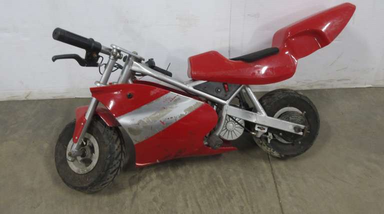 Razor pocket rocket, 24V mini electric bike, no battery, untested, as is