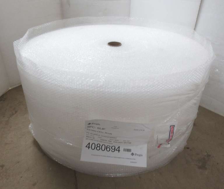 Large roll of bubble wrap, 18" x 3/8" x 1000'